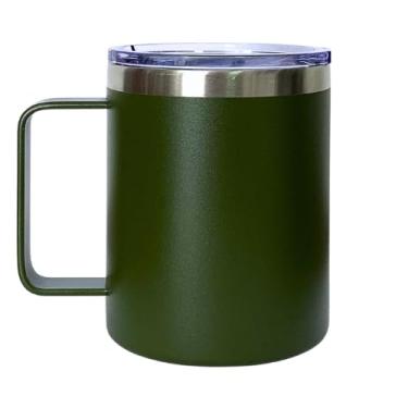Imagem de Caneca Térmica 350ml com Tampa Cor Verde Militar