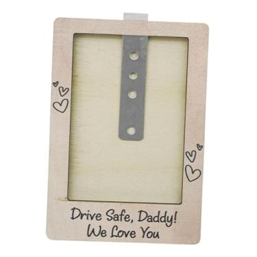 Imagem de predolo Suporte de Fotos para Viseira de Carro, Acessório Universal para Moldura de Carro, Clipe para Viseira, Porta-retratos para Fotos de Mãe, Pai, Namorado, Style B, Tamanho real