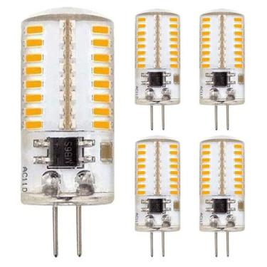 Imagem de Lâmpada LED ZHENMING G4 3W 120V regulável branca quente 3000K (x5)
