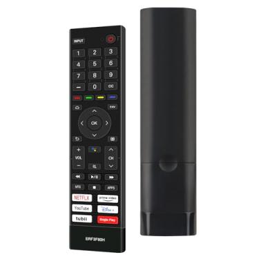 Imagem de Beyution Controle remoto de substituição ERF3F80H IR adequado para Hisense Smart LED TV A6 Series 50A66FUA 65A66FUA 43A53FUA 50A53FUA 55A53FUA 65A53FUA 60A53FUA 55A66FUA 75A66FUA, [SEM comando de voz]