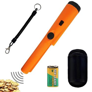 Imagem de Pinpointer detector de metais, varinha profissional à prova d'água, ponta de ponteiro portátil, sonda localizadora Search Treasure com bateria de 9 V e coldre para crianças, adultos