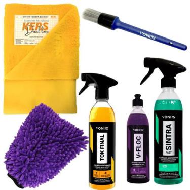 Imagem de Kit Básico para Limpeza Automotiva Profissional - Vonix