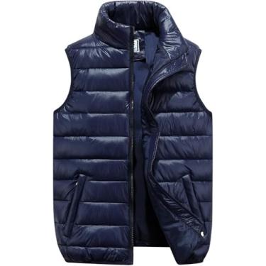 Imagem de Colete Puffer Witer Me's, Jaqueta Casual Leve Sem Mangas Para Golfe, Blue, L