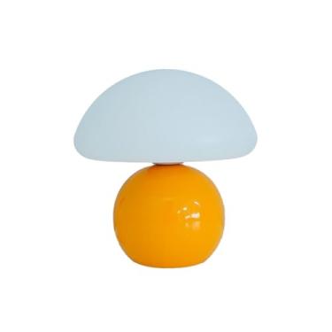 Imagem de Abajur de cabeceira Luminária de mesa cabeceira para quarto, decoração atmosfera estudo(Orange)