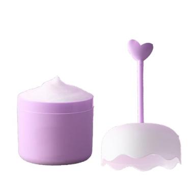 Imagem de ZJchao Copo Fabricante de Espumas, 3,5 X 4,7 X 3,1 Polegadas para Fabricantes de Produtos para a Pele para Limpador de Cuidados Com a Bomba, Basta Pressionar a Bomba Gera Uma Espuma (Violeta)