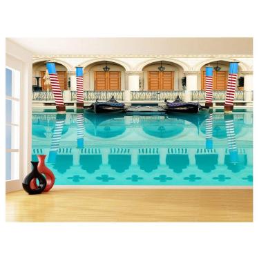 Imagem de Papel De Parede 3D Cidade Veneza Italia Canais 3,5M Ncd355