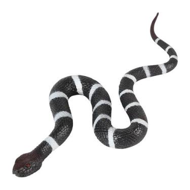 Imagem de Figura de cobra de borracha de brinquedo de cobras falsas realistas pa