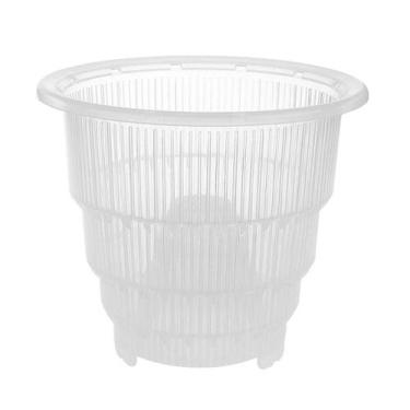 Imagem de Potenciômetro de flor transparente da orquídea de 15cm, potes de orquí