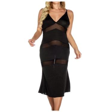 Imagem de Sexy Women Splice Wireless Bra Lingerie Backless Pijamas Nightdress Pr