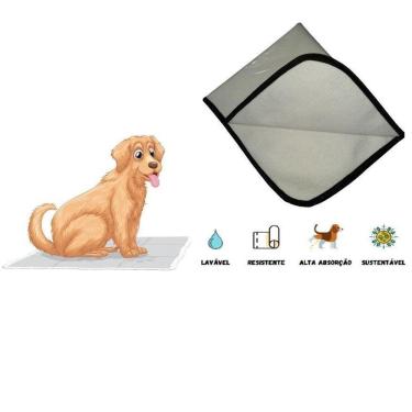 Imagem de Tapete Higienico Para Cães, Tamanho 90X100 Cm, Unidade 05 G