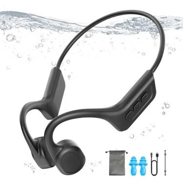Imagem de Fones de ouvido de condução óssea genéricos para natação IPX8 à prova 