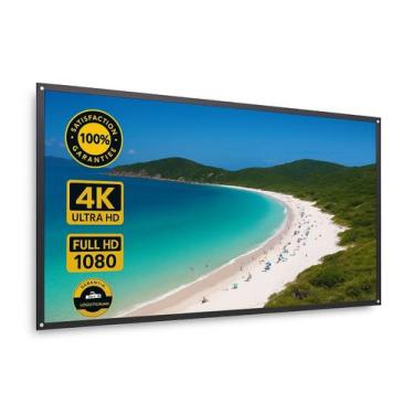 Imagem de Tela De Projeção Para Projetor E Datashow 120 Polegadas