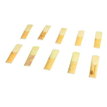 Imagem de Domary Conjunto de Acessórios para Saxofone Alto, 10 Peças, Plano, Palhetas Eb Sax, Kit de Substituição para Estudantes, Material para Iniciantes (Tamanho 3)