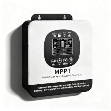 Imagem de HENGJINGTR Controlador de Carga Solar MPPT 35A 12V-48V Regulador de Carregamento de Painel Solar PV Sistema Fotovoltaico para Carregamento de Baterias de Chumbo-Ácido/Lítio