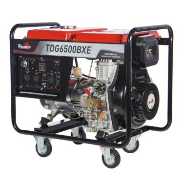 Imagem de GERADOR TOYAMA DIESEL TDG6500BXE MONOFASICO BIVOLT 115/230V 60HZ 5.5KW PARTIDA ELETRICA COM CAPACITOR