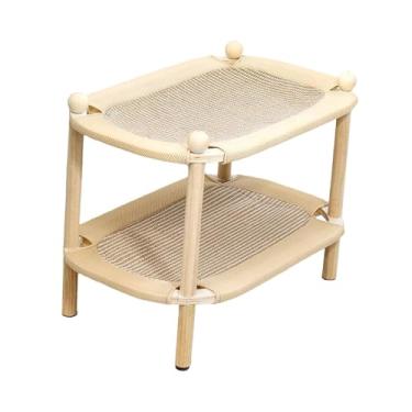Imagem de FJMQHU Cama Arranhadora para Gatos, Sofá de Duas Camadas para Gatos, Sofá Arranhador para Gatos para Brinquedos de Estimação, Gatinho, Style B
