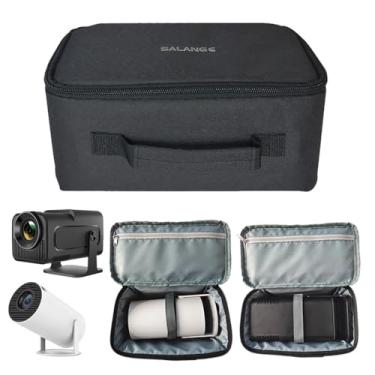 Imagem de SALANGE Bolsa de Proteção para Projetor MagCubic HY300 HY320 MiniHY320, Preta, com Compartimentos Internos, 24 x 13 x 12 cm