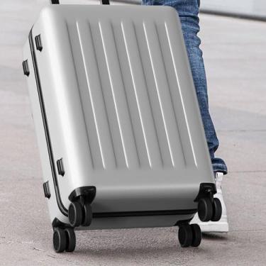 Imagem de Pacote com 8 capas para rodas de bagagem, capas protetoras de silicone para a maioria das 8 malas de rodas giratórias ou rodízios de cadeira de escritório, duráveis, silenciosas e com absorção de