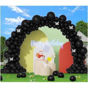 Imagem de Kit Balloon Garland Arch PAXILE rosa pastel 412 unidades de látex