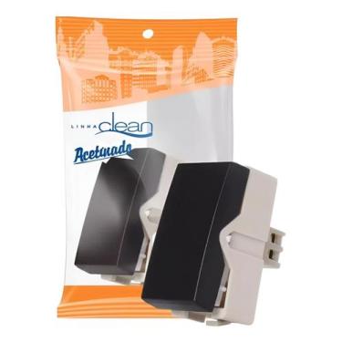 Imagem de Interruptor Pulsador S/ Gravacao Preto 10a-250v Ebony Sleek - MARGIRIU