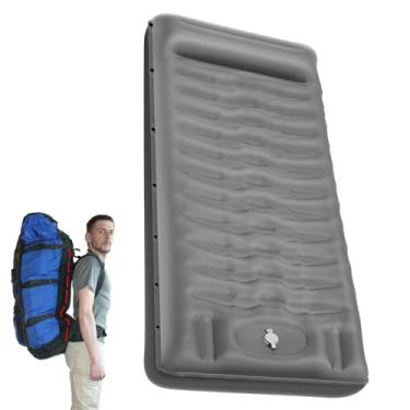 Imagem de Bohany Colchonete De Dormir Para Campismo | Insuflável E Impermeável Para Sobrevivência Ao Ar Livre - Almofada De Colchão Para Acampamento | Para Tenda, Caminhadas, Viagens, Praia, Uso No E Viagens De
