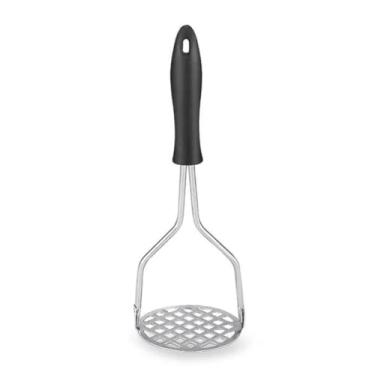 Imagem de Amassador de Batata manual Espremedor de Batatas Macetador para Legumes Purê Amassar Papinhas Aço Inox Resistente