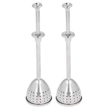 Imagem de aqxreight Coador de chá, Infusor de Aço Inoxidável, Filtro Reutilizável Com Alça Longa para Difusor de Intervalo de bule. Basta Usar como Colher para Preparar chá de Folhas Soltas, Durável