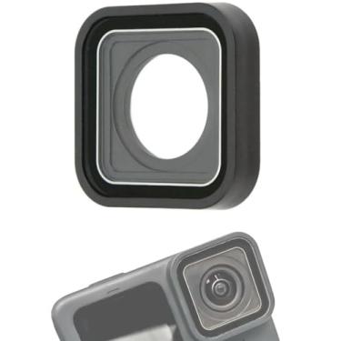 Imagem de Substituição de lente para câmeras pretas Gopro Hero 9/10/11/12/13, capa protetora de lente UV de vidro antirarranhões, acessórios de peças de reparo compatíveis com Gopro Hero 13/12/11/10/9 preto