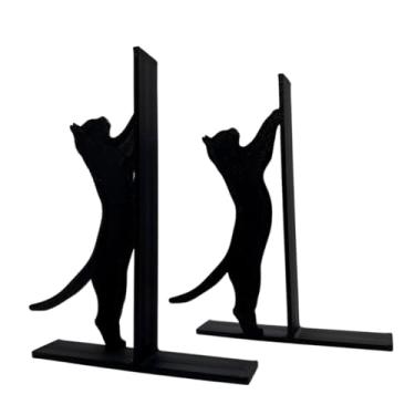 Imagem de Aparador de Livros Gato de Estante(02,Branco)