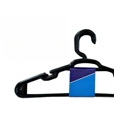 Imagem de Cabide Infantil Plástico Resistente Para Bebê Escolha(Preto,20)