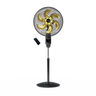 Imagem de Ventilador Coluna 40Cm Ouro 6 Pás Mallory 127V C/Controle, 110V, Doura