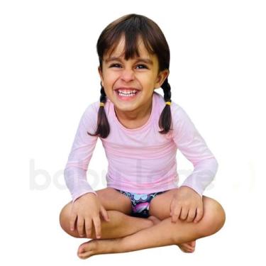 Imagem de Camiseta de praia piscina proteção solar uv manga longa infantil bebê 