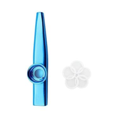 Imagem de Kazoo Liga de Alumínio Dourado com Membrana Flauta Diafragma Boca Kazo