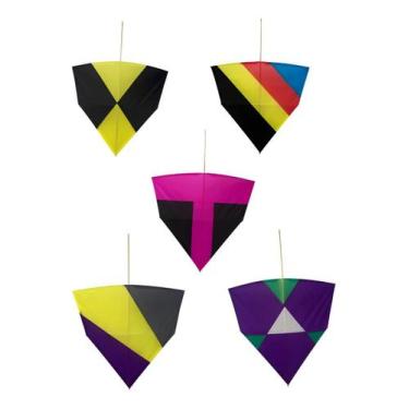 Imagem de Pipa Gt 50cm Bambu X Fibra Pacote C/10 Unidades Cor:VARIADOS - ARV, VA