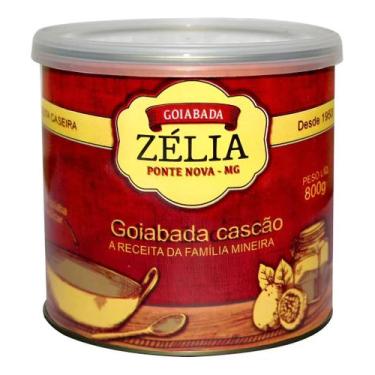 Imagem de Goiabada Zélia Lata 800g  Sabor Tradicional, Textura Cremosa e Qualida