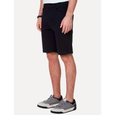 Imagem de Bermuda John John Sarja Masculina Slim Olympia Preta-Masculino