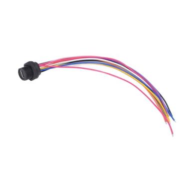 Imagem de YWBL-WH Conector de Chassi Fêmea Tipo C, IP67 IP68 à Prova d'água 5V 3A Cabo de Alimentação Com Trava de Rosca para Dispositivos Externos Adaptadores IoT OTG ABS Material de Latão -45 ℉ a +221 ℉