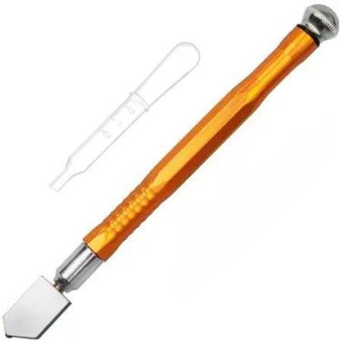 Imagem de Cortador de Vidro 17,3 cm. Profissional 2 peças ID-5123C - Idea