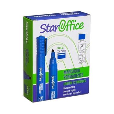 Imagem de Staroffice Marcador Permanente Azul 1x12