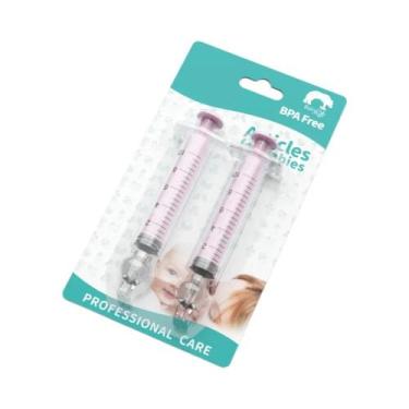 Imagem de Conjunto De Aspirador Nasal De Silicone Para Bebês, Seringa Para Crian