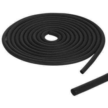 Imagem de PATIKIL Haste de suporte de espuma preta, 0,7 cm x 20 m, tira de vedação climática de borracha EPDM, enchimento de juntas de expansão de concreto para vedação de juntas de lacunas, enchimento de