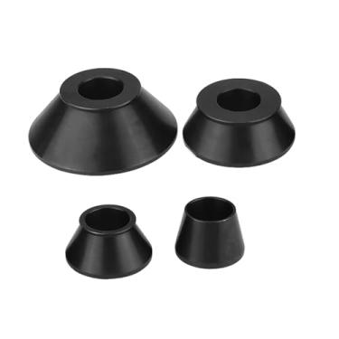 Imagem de ZJchao Kit de Cones Adaptadores de Balanceador de Roda Conjunto de Cone Cônico Padrão de Qualidade Premium para Eixo de 40 Mm Se Encaixa Em Carro Caminhão SUV Caravana Feito de Aço