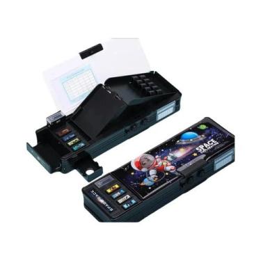 Imagem de Estojo De Lápis Multifuncional Com Fechadura De Senha De Grande Capaci