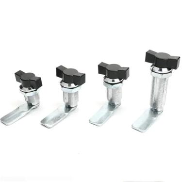 Imagem de A trava de alça preta sem chave de 18-60 mm é usada em gabinete elétrico, gabinete industrial, caixa de distribuição de gabinete, 1 peça (18 mm)