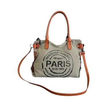 Imagem de Bolsa Tote Feminina De Grande Capacidade Com Zíper, Bolsa De Ombro Par