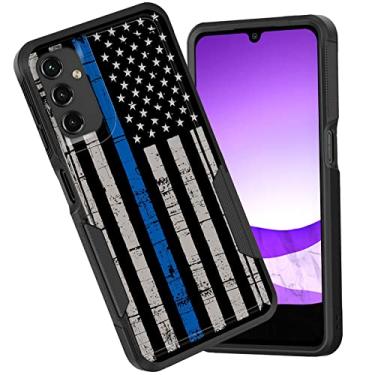 Imagem de CICPLKSE Capa protetora para Galaxy A14 5G, camada dupla, híbrida, à prova de choque, rígida, de policarbonato macio, TPU (poliuretano termoplástico), capa protetora para Samsung Galaxy A14 5G 6,6