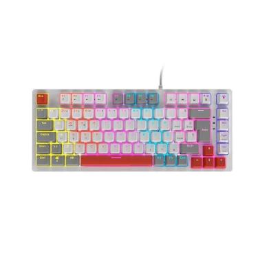 Imagem de Teclado Gamer Mecânico PCYES Kirin 75%, Switch , Led Rainbow, USB, ABNT2, Fantasma - PTKRWG75BL-Unissex