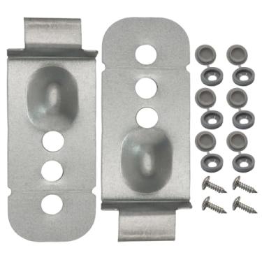 Imagem de Jersvimc Kit de suporte de montagem para lava-louças, clipes universais para lava-louças, peças de instalação compatíveis com Samsung