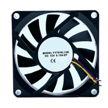 Imagem de Ventoinha de resfriamento para laptop para SNOWFAN YY7010L12B DC12V 0,15A 3 fios 70 * 70 * 10MM Nova