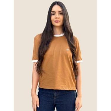 Imagem de Camiseta Feminina Comfort Logo Bordado Duplo C Colcci-Feminino